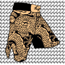 GoldRush MMA Short
